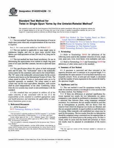Standards PDF Cover Page