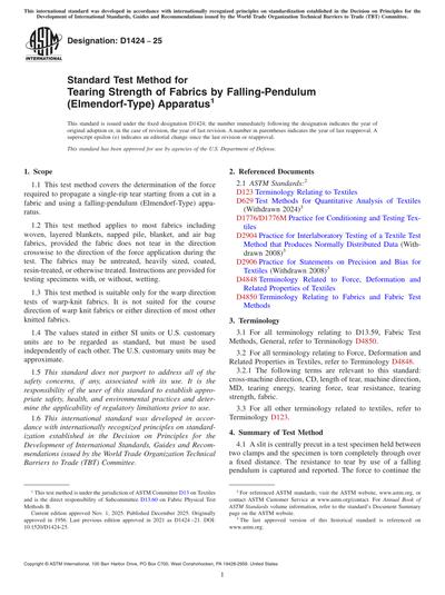 Standards PDF Cover Page