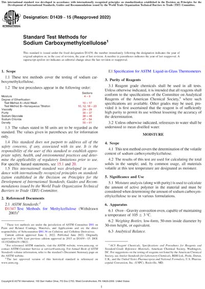 Standards PDF Cover Page