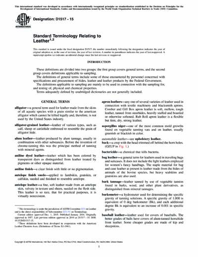 Standards PDF Cover Page