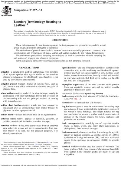 Standards PDF Cover Page