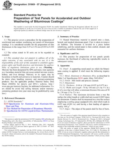 Standards PDF Cover Page