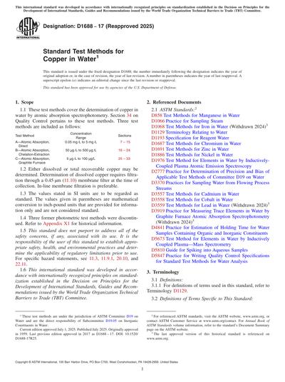 Standards PDF Cover Page