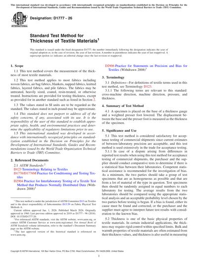 Standards PDF Cover Page