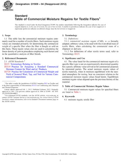 Standards PDF Cover Page