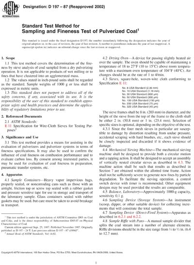 Standards PDF Cover Page