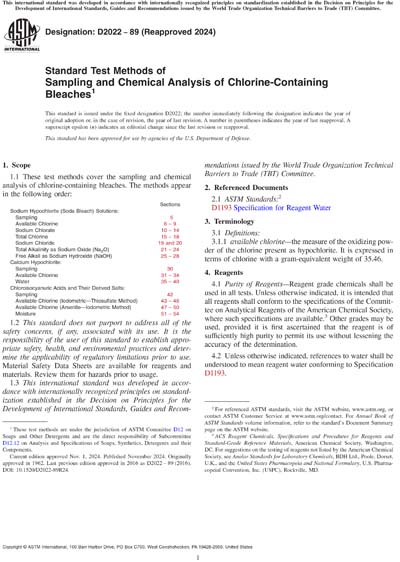 Standards PDF Cover Page