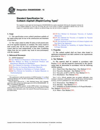 Standards PDF Cover Page