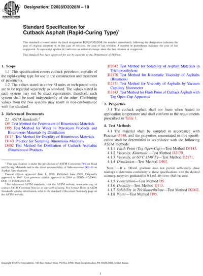 Standards PDF Cover Page