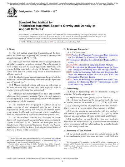 Standards PDF Cover Page