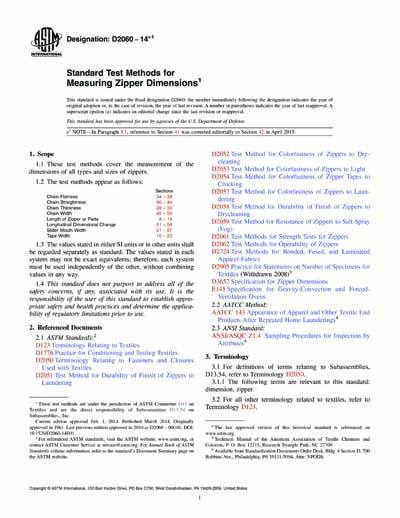 Standards PDF Cover Page