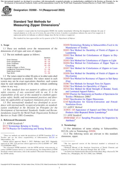 Standards PDF Cover Page