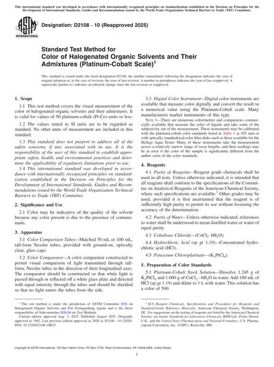 Standards PDF Cover Page