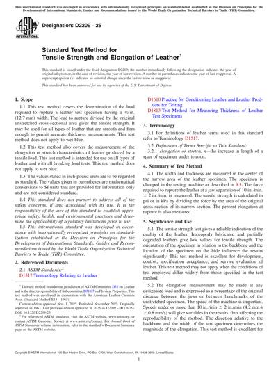 Standards PDF Cover Page