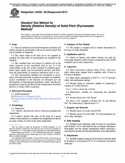 Standards PDF Cover Page