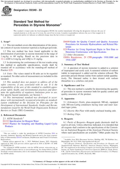 Standards PDF Cover Page