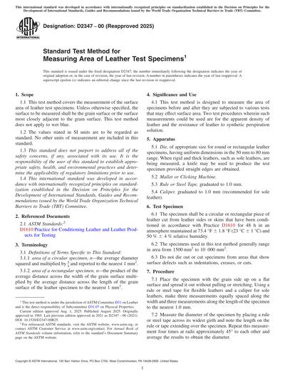 Standards PDF Cover Page
