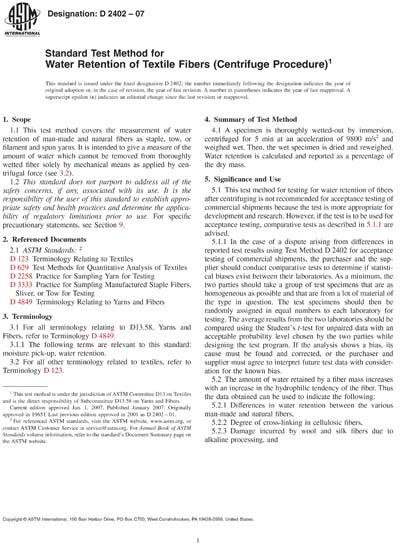 Standards PDF Cover Page