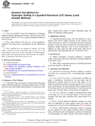 Standards PDF Cover Page
