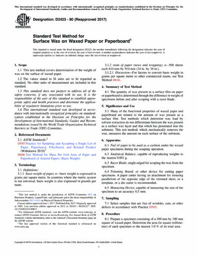 Standards PDF Cover Page