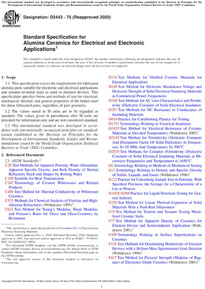 Standards PDF Cover Page