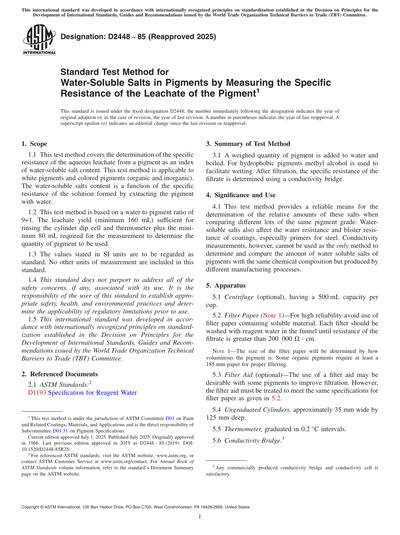 Standards PDF Cover Page