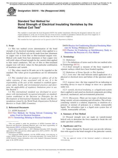 Standards PDF Cover Page