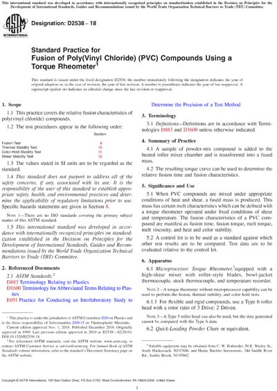 Standards PDF Cover Page