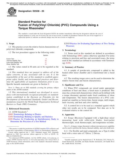 Standards PDF Cover Page