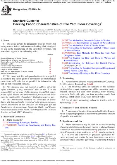 Standards PDF Cover Page