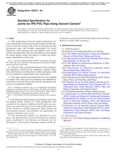 Standards PDF Cover Page