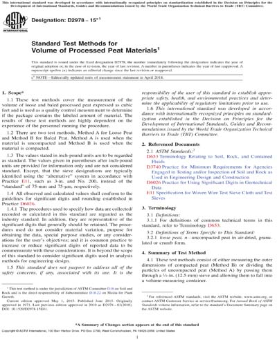 Standards PDF Cover Page