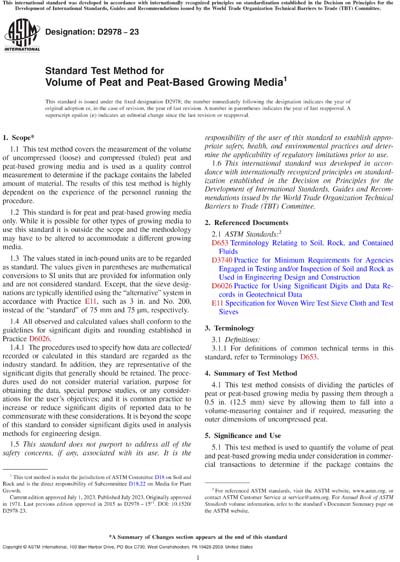 Standards PDF Cover Page