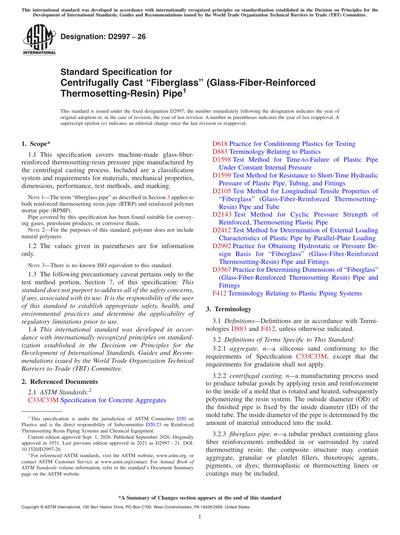 Standards PDF Cover Page