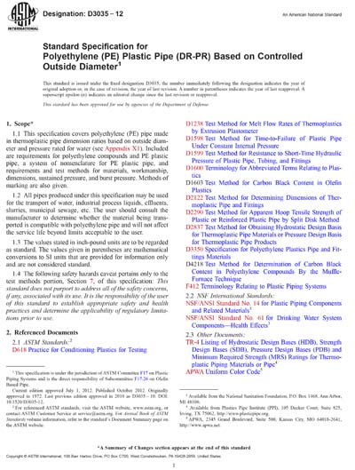 Standards PDF Cover Page