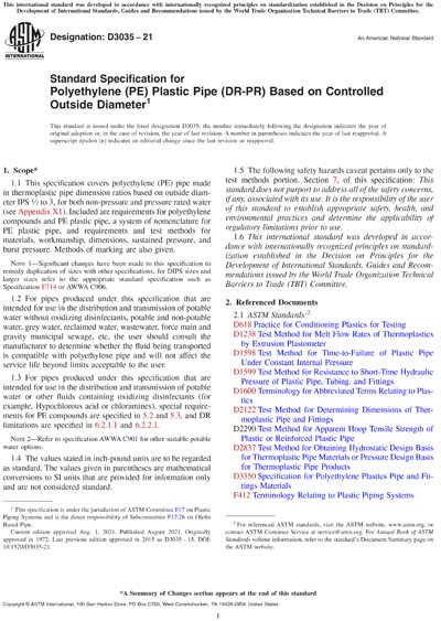 Standards PDF Cover Page