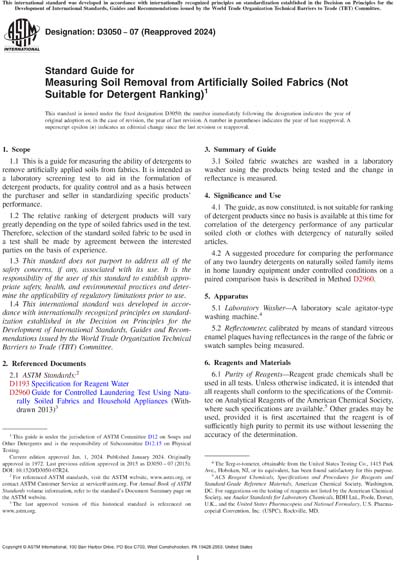 Standards PDF Cover Page