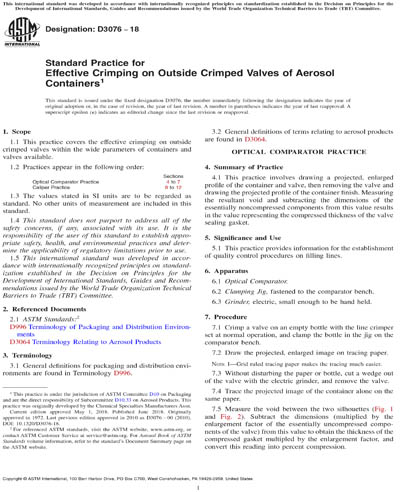 Standards PDF Cover Page