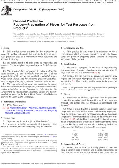 Standards PDF Cover Page