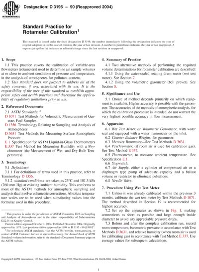 Standards PDF Cover Page