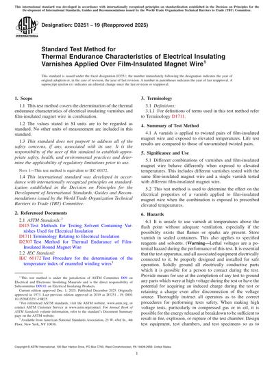 Standards PDF Cover Page