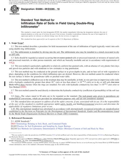 Field Measurement of Infiltration Rate Using Double-Ring Infiltrometer With  Sealed-Inner Ring | PDF | Water | Temperature