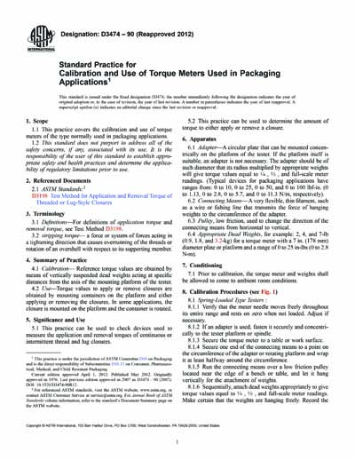 Standards PDF Cover Page