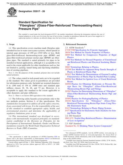 Standards PDF Cover Page