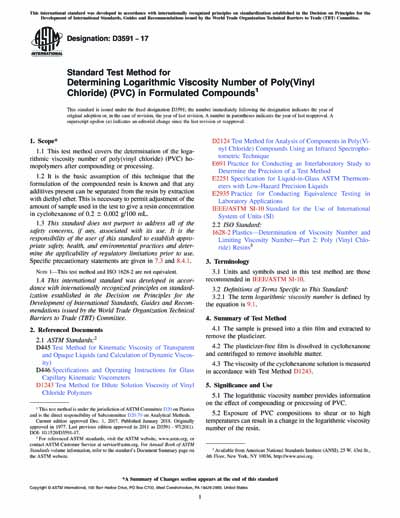 ASTM D3591-17 - Standard Test Method for Determining Logarithmic ...