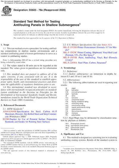 Standards PDF Cover Page