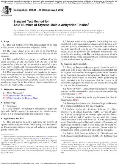 Standards PDF Cover Page