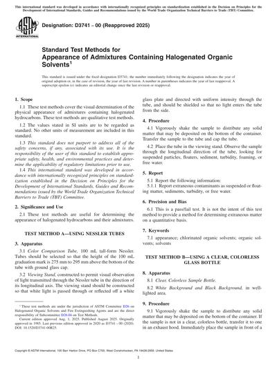 Standards PDF Cover Page