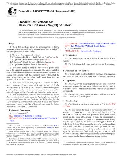 Standards PDF Cover Page