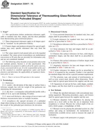 Standards PDF Cover Page